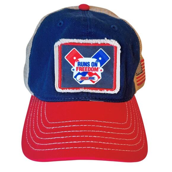 AMS Oil Other - AMS OIL Y2K Style Freedom Trucker Hat Cabincore Lumberjack Utility USA Classic